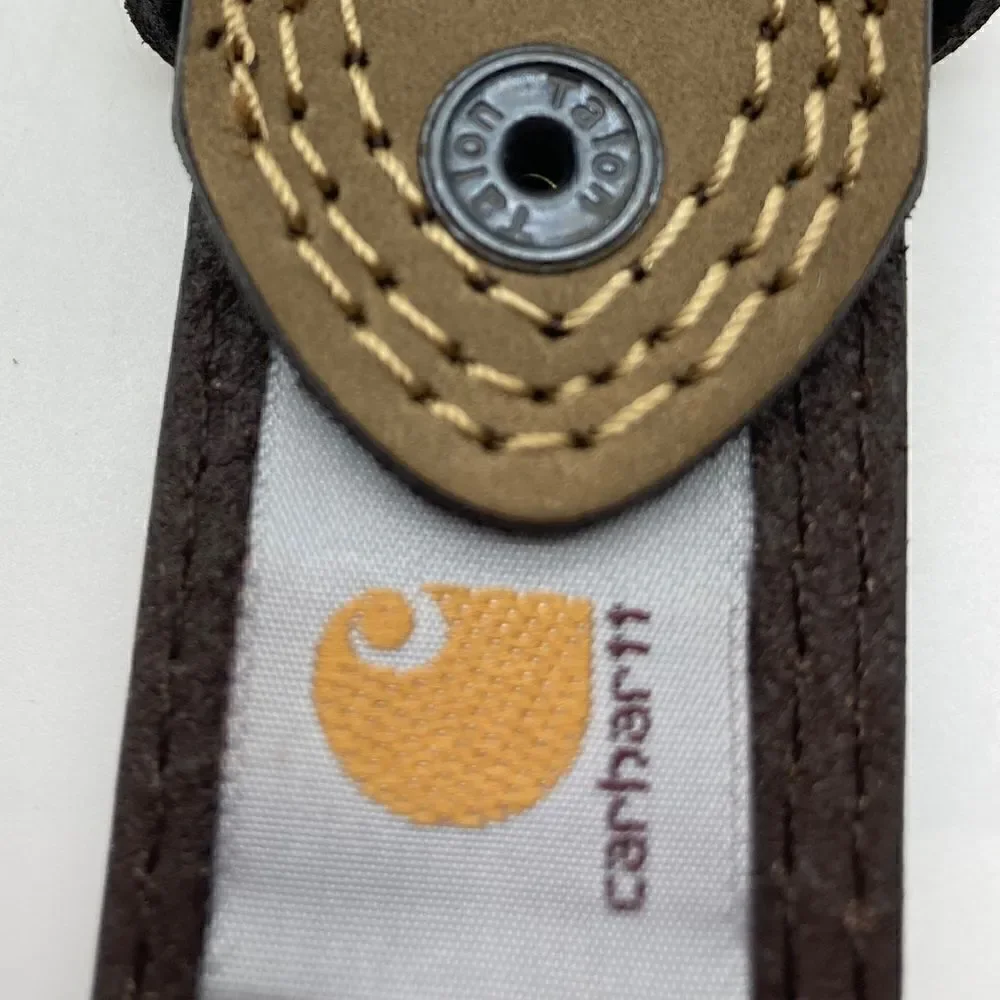Carhartt Detroit WB 5507 Men’s Leather Belt SZ 38 Length 46”/44” Tan/Brown Color